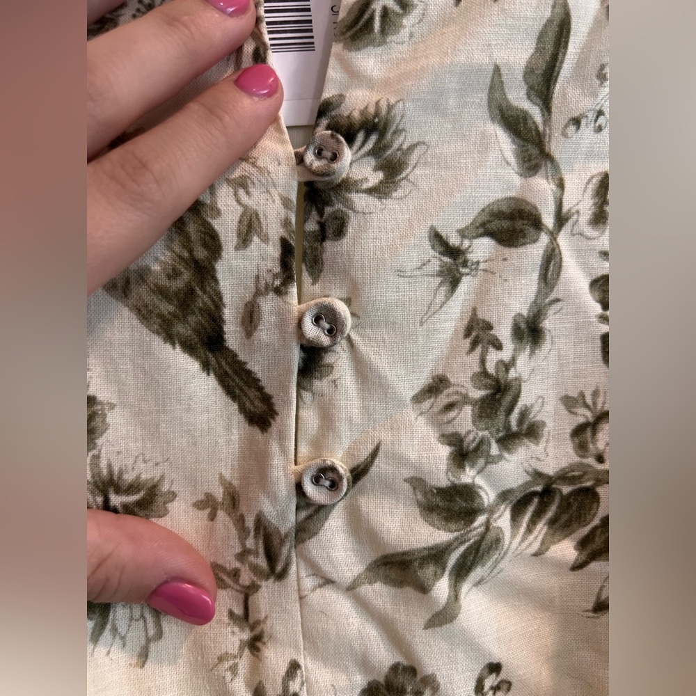 o.p.t. Floral Puff Sleeve Midi Dress - Picture 3 of 10